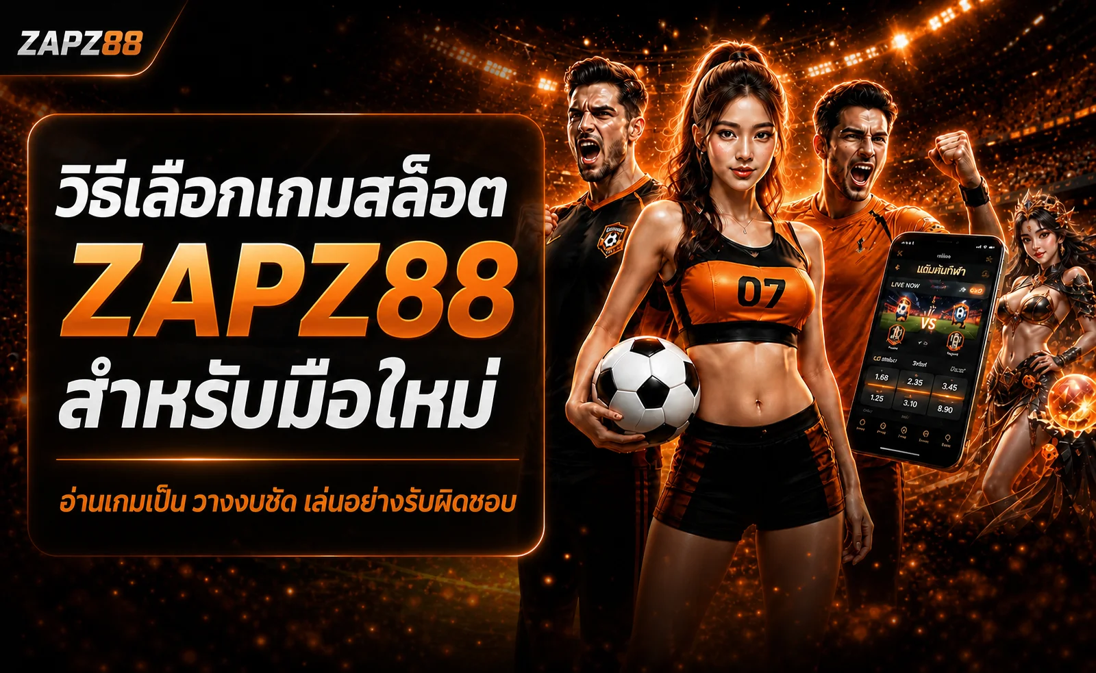 ZAPZ88 วิธีเลือกเกมสล็อตสำหรับมือใหม่อย่างมีแผน